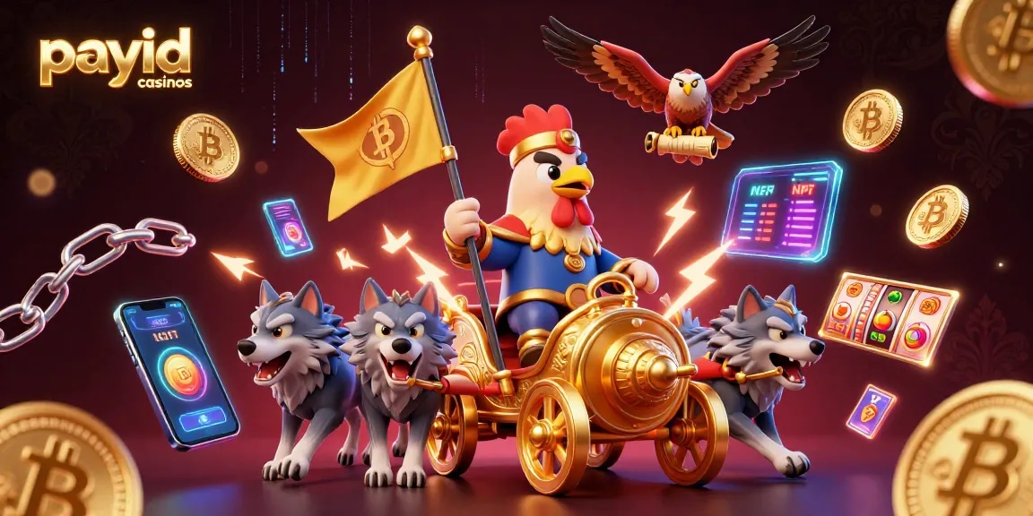 Experience seamless gameplay at payid online casinos with fun characters and vibrant casino elements.