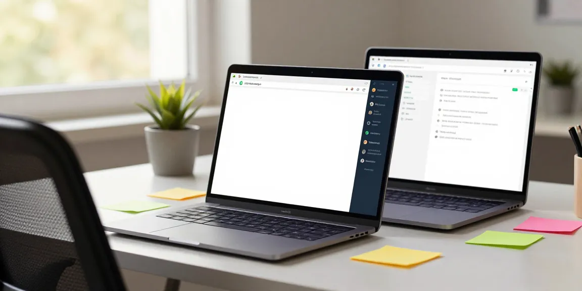 Modern workspace showcasing the GBWhatsApp official app on a smartphone, emphasizing productivity and customization.